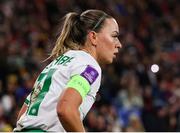 29 November 2024; Katie McCabe of Republic of Ireland during the UEFA Women's EURO 2025 Play-off Round Two first leg match between Wales and Republic of Ireland at Cardiff City Stadium in Wales. Photo by Harry Murphy/Sportsfile