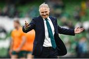 30 November 2024; Australia head coach Joe Schmidt before the Autumn Nations Series match between Ireland and Australia at the Aviva Stadium in Dublin. Photo by David Fitzgerald/Sportsfile