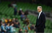 30 November 2024; Australia head coach Joe Schmidt before the Autumn Nations Series match between Ireland and Australia at the Aviva Stadium in Dublin. Photo by Seb Daly/Sportsfile
