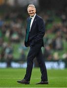 30 November 2024; Australia head coach Joe Schmidt before the Autumn Nations Series match between Ireland and Australia at the Aviva Stadium in Dublin. Photo by David Fitzgerald/Sportsfile