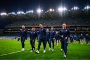 30 November 2024; Ardee St Mary's players inspect the pitch before the AIB Leinster GAA Senior Club Football Championship final match between Cuala of Dublin and Ardee St Mary's of Louth at Croke Park in Dublin. Photo by Ben McShane/Sportsfile