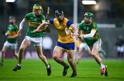 30 November 2024; Peter Feeney of Na Fianna in action against Daniel Hand, left, and Adam Screeney of Kilcormac Killoughey during the AIB Leinster GAA Senior Club Hurling Championship final match between Kilcormac Killoughey of Offaly and Na Fianna of Dublin at Croke Park in Dublin. Photo by Ben McShane/Sportsfile