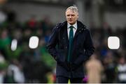 30 November 2024; Australia head coach Joe Schmidt before the Autumn Nations Series match between Ireland and Australia at the Aviva Stadium in Dublin. Photo by Seb Daly/Sportsfile