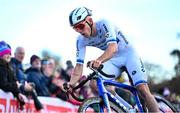 1 December 2024; Thibau Nys of Belgium during the Men's Elite race at the UCI Cyclo-cross World Cup on the Sport Ireland Campus in Dublin. Photo by David Fitzgerald/Sportsfile