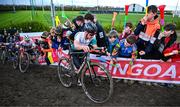 1 December 2024; Daan Soete of Belgium during the Men's Elite race at the UCI Cyclo-cross World Cup on the Sport Ireland Campus in Dublin. Photo by David Fitzgerald/Sportsfile