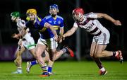 1 December 2024; Matthew Conlan of Portaferry in action against Mark McGuigan of Slaughtneil during the AIB Ulster GAA Senior Club Hurling Championship final match between Portaferry of Down and Slaughtneil of Derry at BOX-IT Athletic Grounds in Armagh. Photo by Ramsey Cardy/Sportsfile
