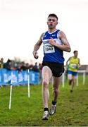 1 December 2024; Oisin Toye of Finn Valley AC, Donegal, competes in the novice men's 6000m during the 123.ie National Novice and Juvenile Uneven Age Cross Country Championships at Tramore Racecourse in Tramore, Waterford. Photo by Sam Barnes/Sportsfile