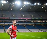 30 November 2024; Con O'Callaghan of Cuala after his side's victory in the AIB Leinster GAA Senior Club Football Championship final match between Cuala of Dublin and Ardee St Mary's of Louth at Croke Park in Dublin. Photo by Piaras Ó Mídheach/Sportsfile