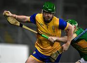 30 November 2024; Conor McHugh of Na Fianna in action against Adam Screeney of Kilcormac Killoughey during the AIB Leinster GAA Senior Club Hurling Championship final match between Kilcormac Killoughey of Offaly and Na Fianna of Dublin at Croke Park in Dublin. Photo by Piaras Ó Mídheach/Sportsfile