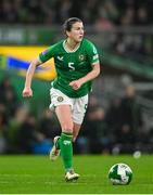 3 December 2024; Niamh Fahey of Republic of Ireland during the UEFA Women's EURO 2025 Play-off Round Two second leg match between Republic of Ireland and Wales at the Aviva Stadium in Dublin. Photo by Shauna Clinton/Sportsfile
