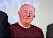 6 December 2024; Mick Martin, a member of the Republic of Ireland's 1974 team who accepted the International Achievement Award, during the SSE Airtricity/Soccer Writers Ireland Awards 2024 at Clontarf Castle in Dublin. Photo by Stephen McCarthy/Sportsfile
