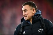 7 December 2024; Munster coach Tommy O'Donnell before the Champions Cup Round 1 match between Munster and Stade Francais Paris at Thomond Park in Limerick. Photo by Seb Daly/Sportsfile