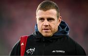 7 December 2024; Munster provincial talent coach Seán Cronin before the Champions Cup Round 1 match between Munster and Stade Francais Paris at Thomond Park in Limerick. Photo by Seb Daly/Sportsfile
