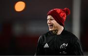 7 December 2024; Ethan Coughlan of Munster before the Champions Cup Round 1 match between Munster and Stade Francais Paris at Thomond Park in Limerick. Photo by Seb Daly/Sportsfile