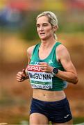 8 December 2024; Ann-Marie McGlynn of Ireland competes in the senior women's race during the SPAR European Cross Country Championships 2024 at Dokuma Park in Antalya, Turkiye. Photo by Tyler Miller/Sportsfile
