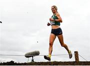 8 December 2024; Ann-Marie McGlynn of Ireland competes in the senior women's race during the SPAR European Cross Country Championships 2024 at Dokuma Park in Antalya, Turkiye. Photo by Tyler Miller/Sportsfile