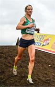 8 December 2024; Ann-Marie McGlynn of Ireland competes in the senior women's race during the SPAR European Cross Country Championships 2024 at Dokuma Park in Antalya, Turkiye. Photo by Tyler Miller/Sportsfile