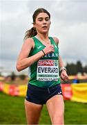8 December 2024; Fiona Everard of Ireland competes in the senior women's race during the SPAR European Cross Country Championships 2024 at Dokuma Park in Antalya, Turkiye. Photo by Tyler Miller/Sportsfile