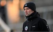 8 December 2024; Kilcoo manager Karl Lacey before the AIB Ulster GAA Senior Club Football Championship final match between Errigal Ciarán of Tyrone and Kilcoo of Down at BOX-IT Athletic Grounds in Armagh. Photo by Ramsey Cardy/Sportsfile
