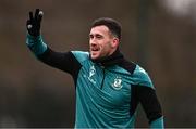 11 December 2024; Aaron Greene during a Shamrock Rovers training session at the Roadstone Group Sports Club in Dublin. Photo by Ben McShane/Sportsfile