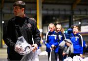 11 December 2024; Colm Whelan of Bohemian FC during the Bohemian FC Direct Provision Christmas Gift Drive at RDS Simmonscourt in Ballsbridge, Dublin. Photo by Shauna Clinton/Sportsfile
