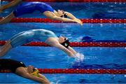 12 December 2024; Danielle Hill of Ireland competes in the Women's 50m backstroke heat on day three of the World Aquatics Swimming Championships (25m) at the Duna Arena in Budapest, Hungary. Photo by Nikola Krstic/Sportsfile