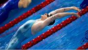 12 December 2024; Danielle Hill of Ireland competes in the Women's 50m backstroke heat on day three of the World Aquatics Swimming Championships (25m) at the Duna Arena in Budapest, Hungary. Photo by Nikola Krstic/Sportsfile