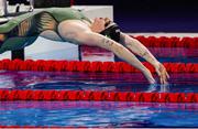 12 December 2024; Danielle Hill of Ireland competes in the Women's 50m backstroke semifinal on day three of the World Aquatics Swimming Championships (25m) at the Duna Arena in Budapest, Hungary. Photo by Nikola Krstic/Sportsfile