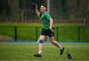 12 December 2024; Gareth Reilly of Boyne Community School Trim celebrates after his side's victory in the Leinster Rugby Schools League Junior Development Shield Final match between Moate Community School, Westmeath, and Boyne Community School Trim, Meath, at Energia Park in Dublin. Photo by Seb Daly/Sportsfile