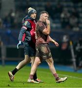 13 December 2024; Dave Kilcoyne of Munster leaves the pitch with an injury during the Champions Cup Pool 3 match between Castres Olympique and Munster at Stade Pierre Fabre in Castres, France. Photo by Brendan Moran/Sportsfile