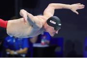 14 December 2024; Shane Ryan of Ireland during the Men's 50m freestyle heat on day five of the World Aquatics Swimming Championships (25m) at the Duna Arena in Budapest, Hungary. Photo by Nikola Krstic/Sportsfile