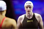 14 December 2024; Danielle Hill of Ireland after the Women's 50m freestyle heat on day five of the World Aquatics Swimming Championships (25m) at the Duna Arena in Budapest, Hungary. Photo by Nikola Krstic/Sportsfile