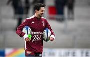 14 December 2024; Joey Carbery of Bordeaux-Begles before the Champions Cup Pool 1 match between Ulster and Bordeaux Begles at Kingspan Stadium in Belfast. Photo by Ramsey Cardy/Sportsfile