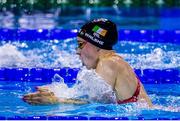 14 December 2024; Ellen Walshe of Ireland during the Women's 400m medley final on day five of the World Aquatics Swimming Championships (25m) at the Duna Arena in Budapest, Hungary. Photo by Nikola Krstic/Sportsfile