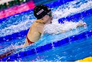 14 December 2024; Ellen Walshe of Ireland during the Women's 400m medley final on day five of the World Aquatics Swimming Championships (25m) at the Duna Arena in Budapest, Hungary. Photo by Nikola Krstic/Sportsfile