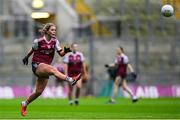 14 December 2024; Brenda Naughton of Annadown during the AIB LGFA All-Ireland Intermediate Club Championship final match between Annaghdown of Galway and Bennekerry/Tinryland of Carlow at Croke Park in Dublin. Photo by Shauna Clinton/Sportsfile