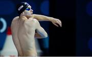 15 December 2024; Evan Bailey of Ireland before the Men's 200m freestyle heat on day six of the World Aquatics Swimming Championships (25m) at the Duna Arena in Budapest, Hungary. Photo by Nikola Krstic/Sportsfile