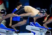 15 December 2024; Evan Bailey of Ireland during the Men's 200m freestyle heat on day six of the World Aquatics Swimming Championships (25m) at the Duna Arena in Budapest, Hungary. Photo by Nikola Krstic/Sportsfile