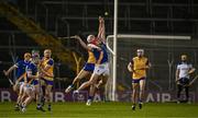 15 December 2024; Joe Mooney of Loughrea and Liam Rushe of Na Fianna contest a dropping ball during the AIB GAA Hurling All-Ireland Senior Club Championship semi-final match between Loughrea and Na Fianna at FBD Semple Stadium in Thurles, Tipperary. Photo by Brendan Moran/Sportsfile