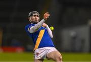 15 December 2024; Jamie Ryan of Loughrea attempts to catch the sliotar after losing the grip on his hurl during the AIB GAA Hurling All-Ireland Senior Club Championship semi-final match between Loughrea and Na Fianna at FBD Semple Stadium in Thurles, Tipperary. Photo by Brendan Moran/Sportsfile