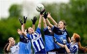 6 May 2024; Action during the match between Ballyboden St Enda's, Dublin, and Shandonagh, Westmeath, during the 2024 ZuCar Gaelic4Teens Festival Day at the GAA National Games Development Centre in Abbotstown, Dublin. Photo by Ramsey Cardy/Sportsfile