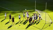 21 October 2024; Action during the match between Grace Park Educate Together National School, Dublin, and Scoil Ghrainne Community National School, Dublin, on day one of the Allianz Cumann na mBunscol Finals at Croke Park in Dublin. Photo by Ramsey Cardy/Sportsfile