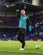 19 December 2024; Jack Byrne of Shamrock Rovers before the UEFA Conference League 2024/25 league phase match between Chelsea and Shamrock Rovers at Stamford Bridge in London, England. Photo by Harry Murphy/Sportsfile