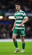 19 December 2024; Johnny Kenny of Shamrock Rovers during the UEFA Conference League 2024/25 league phase match between Chelsea and Shamrock Rovers at Stamford Bridge in London, England. Photo by Harry Murphy/Sportsfile