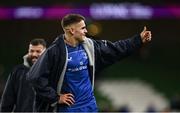 21 December 2024; Aitzol Arenzana-King of Leinster after his side's victory in the United Rugby Championship match between Leinster and Connacht at the Aviva Stadium in Dublin. Photo by Seb Daly/Sportsfile