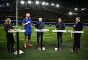 21 December 2024; RG Snyman of Leinster is interviewed by RTÉ after his side's victory in the United Rugby Championship match between Leinster and Connacht at the Aviva Stadium in Dublin. Photo by Seb Daly/Sportsfile