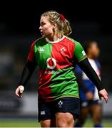 22 December 2024; Sadhbh McGrath of Clovers during the Celtic Challenge match between Wolfhounds and Clovers at Energia Park in Dublin. Photo by Seb Daly/Sportsfile