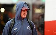 27 December 2024; Billy Burns of Munster arrives before the United Rugby Championship match between Munster and Leinster at Thomond Park in Limerick. Photo by Brendan Moran/Sportsfile