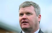 29 December 2024; Trainer Gordon Elliott after sending Brighterdaysahead out to win the the Neville Hotels Hurdle on day four of the Leopardstown Christmas Festival at Leopardstown Racecourse in Dublin. Photo by Shauna Clinton/Sportsfile
