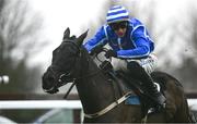 5 January 2025; Ile Atlantique, with Paul Townend up, jump the last on their way to winning during the The Racing Post Novice Steeplechase at Naas Racecourse in Kildare. Photo by Shauna Clinton/Sportsfile